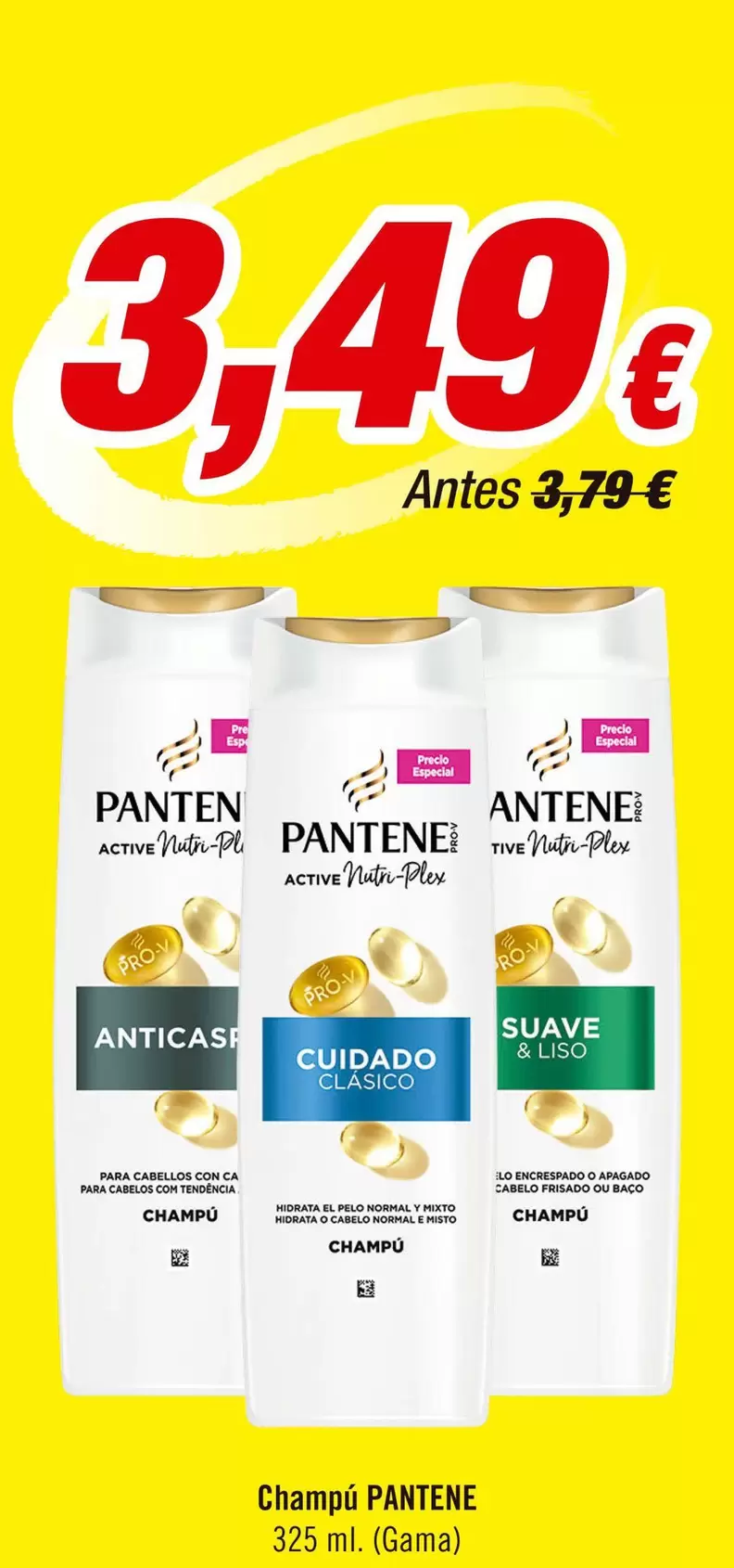 Oferta de Pantene - Champu por 3,49€ en Aquabel Perfumerías
