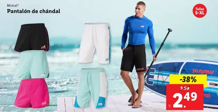 Oferta de Mistral - Pantalón De Chándal por 2,49€ en FACTORI discount
