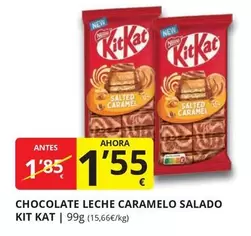 Oferta de Caramelo - Chocolate Leche  Salado por 1,55€ en Supermercados MAS