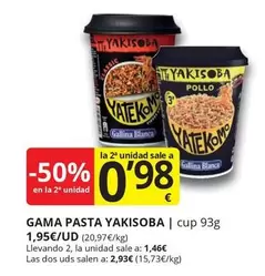 Oferta de Gallina Blanca - Gama Pasta por 1,95€ en Supermercados MAS