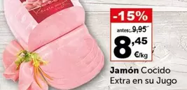 Oferta de Jamon Cocido Extra En Su Jugo por 8,45€ en Masymas