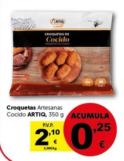 Oferta de Artiq - Croquetas Artesanas Cocido por 2,1€ en Masymas