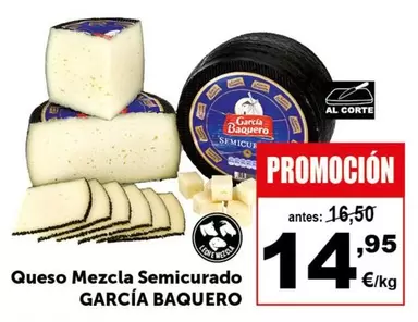 Oferta de García Baquero - Queso Mezcla Semicurado por 14,95€ en Masymas