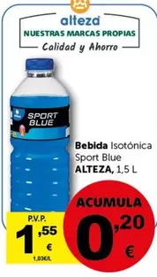 Oferta de Alteza - Bebida Isotonica Sport Blue por 1,55€ en Masymas