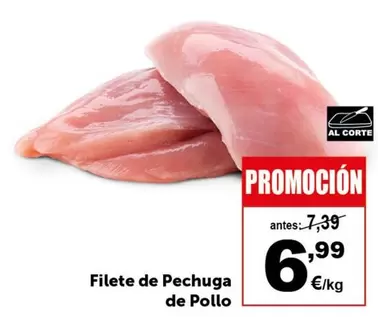 Oferta de Filete De Pechuga De Pollo por 6,99€ en Masymas