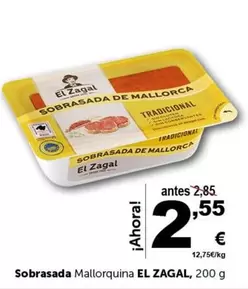 Oferta de Mallorquina - Sobrasada El Zagal por 2,55€ en Masymas