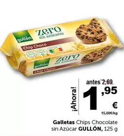 Oferta de Gullón - Galletas Chips Chocolate Sin Azucar por 1,95€ en Masymas