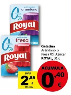 Oferta de Royal - Gelatina por 2,85€ en Masymas