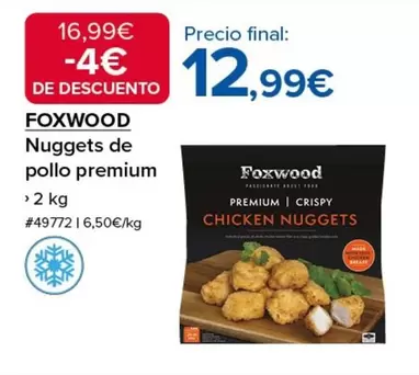 Oferta de Premium - Nuggets De Pollo por 12,99€ en Costco