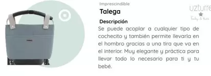Oferta de Talega en Dulce Bebé