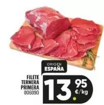 Oferta de Filete Ternera Primera por 13,95€ en Family Cash