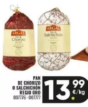Oferta de Argal - Pan De Chorizo O Salchichon por 13,99€ en Family Cash