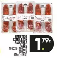 Oferta de Palcarsa - Embutido Extra Leon por 1,79€ en Family Cash
