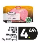 Oferta de Lara - Burger De Pollo por 4,49€ en Family Cash