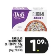 Oferta de Didi - Angulas Surimi por 1,09€ en Family Cash
