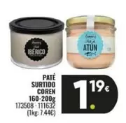 Oferta de Coren - Pate Surtido por 1,19€ en Family Cash