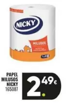 Oferta de Nicky - Papel Milusos por 2,49€ en Family Cash