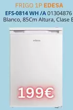 Oferta de Edesa - Frigo 1P EFS-0814 WH /A por 199€ en Master Cadena