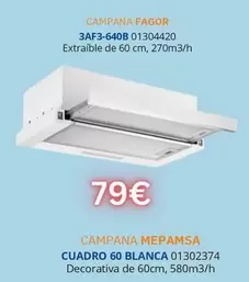 Oferta de Fagor - Campana 01304420 por 79€ en Master Cadena