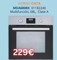 Oferta de Cata - Horno MDA6808X por 229€ en Master Cadena
