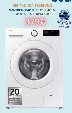 Oferta de Samsung - Rentadora Ww90cgc04dthec 01304016 por 379€ en Master Cadena