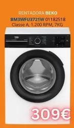 Oferta de Beko - Rentadora BM3WFU3721W  por 309€ en Master Cadena
