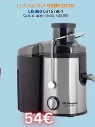 Oferta de Orbegozo - Liquadora L15060  por 54€ en Master Cadena