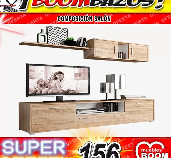 Oferta de Composition Salon por 156€ en Muebles Boom
