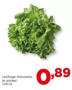 Oferta de La Asturiana - Lechuga Asturiana por 0,89€ en Alimerka