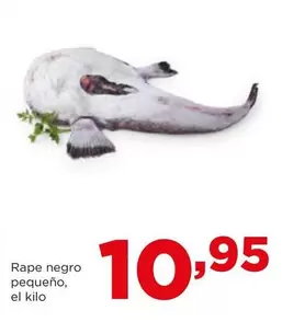 Oferta de Rape Negro Pequeño por 10,95€ en Alimerka