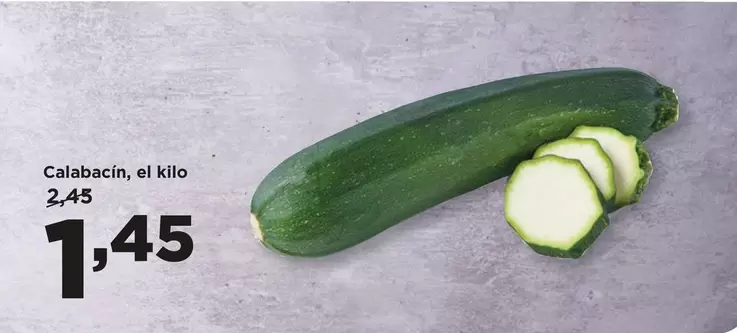 Oferta de Calabacin por 1,45€ en Alimerka