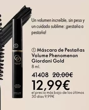 Oferta de Sublime - Máscara De Pestanas Volume Phenomenon Gold por 12,99€ en Oriflame
