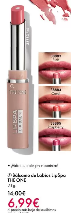 Oferta de One - Balsamo De Labios Lipppa por 6,99€ en Oriflame