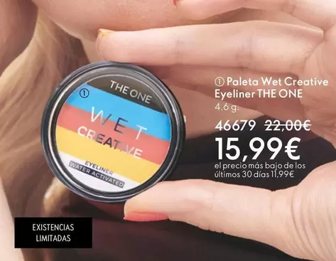 Oferta de One - Paleta Wet Eyeliner por 15,99€ en Oriflame
