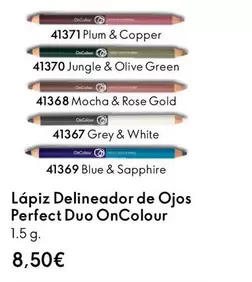 Oferta de Lápiz Delineador De Ojos Perfect Duo Oncolour por 8,5€ en Oriflame