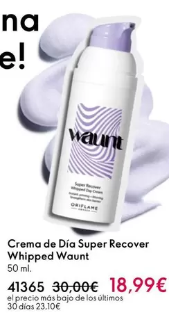 Oferta de Oriflame - Crema De Día Super Recover Whipped por 18,99€ en Oriflame
