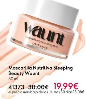 Oferta de Oriflame - Mascarilla Nutritiva Sleeping Beauty por 19,99€ en Oriflame