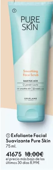 Oferta de Oriflame - Exfoliante Facial Suavizante Skin por 10,99€ en Oriflame