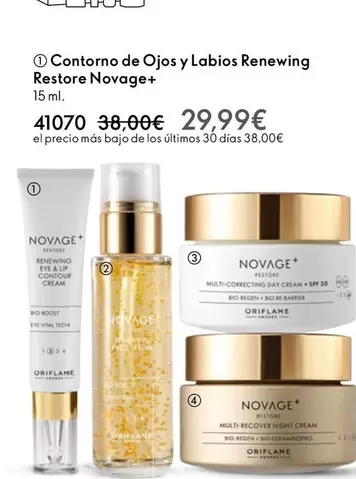 Oferta de Novage - Contorno De Ojos Y Labios Renewing Restore por 29,99€ en Oriflame