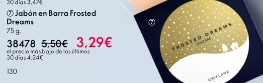 Oferta de Jabón En Barra Frosted Dreams por 3,29€ en Oriflame