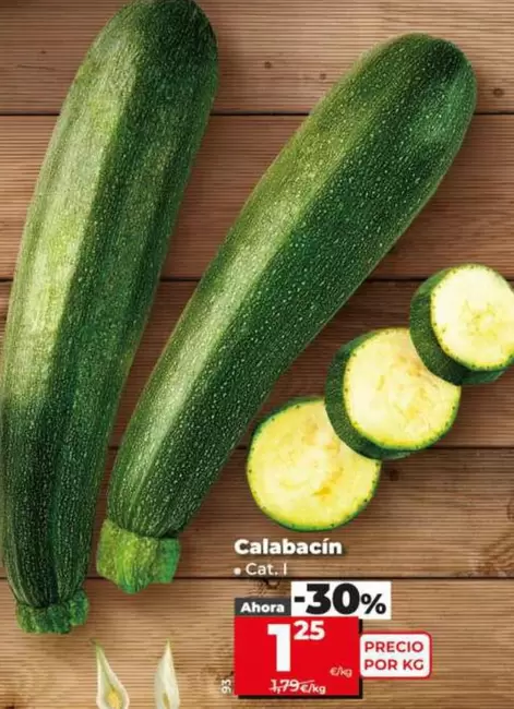 Oferta de Calabacín por 1,25€ en Dia