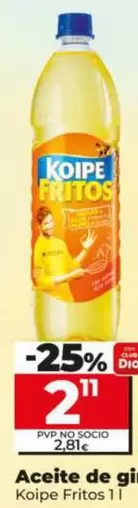 Oferta de Koipe - Aceite De Girasol por 2,11€ en Dia