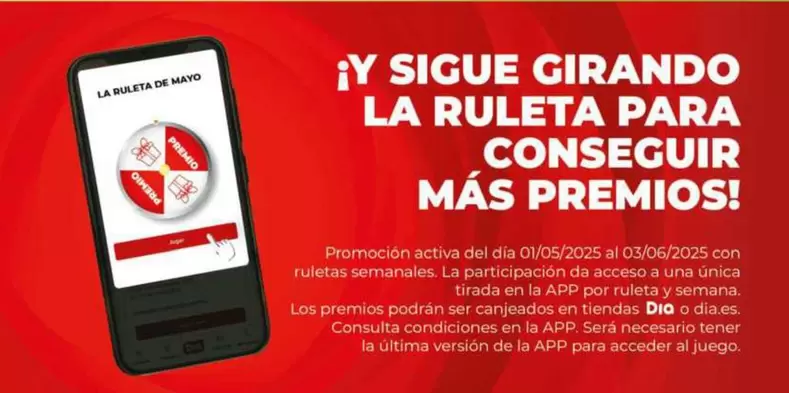 Oferta de RULETA en Dia