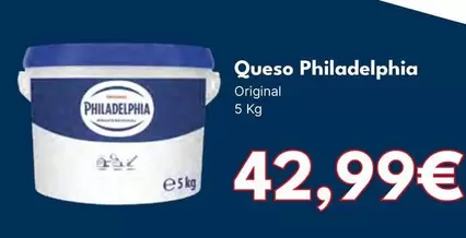 Oferta de Philadelphia - Queso por 42,99€ en Cash Unide