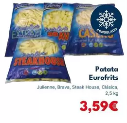 Oferta de Eurofrits - Patata por 3,59€ en Cash Unide