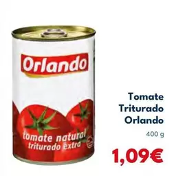 Oferta de Orlando - Tomate Triturado por 1,09€ en Cash Unide
