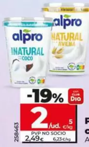 Oferta de Alpro - Postre Con Coco por 2€ en Dia