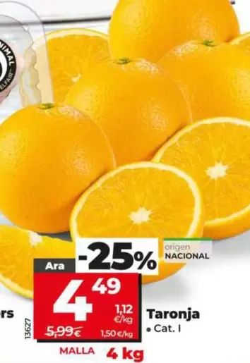 Oferta de Naranja  por 4,49€ en Dia