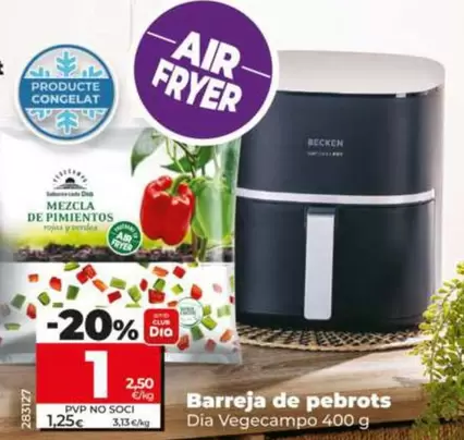 Oferta de Dia Vegecampo - Mezcla De Pimientos  por 1€ en Dia