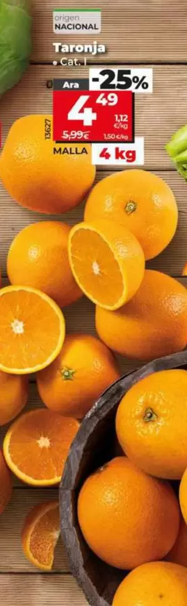Oferta de Naranja por 4,49€ en Dia
